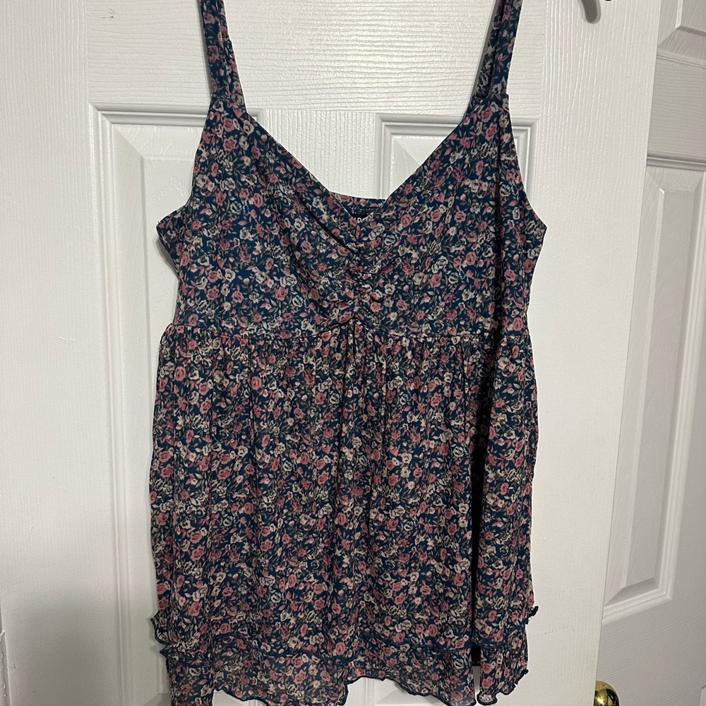 Torrid Floral Babydoll Women's Top 00